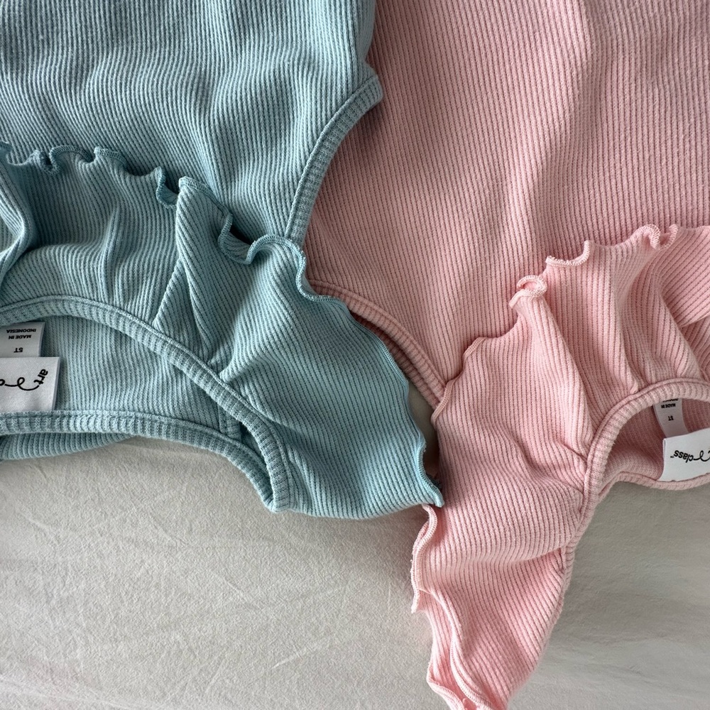 Girls Ruffle Tank Tops - Picture 2 of 2